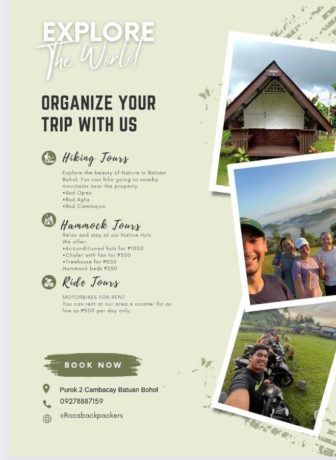 Roca'S Homestay Backpackers Chalet Batuan Exterior photo