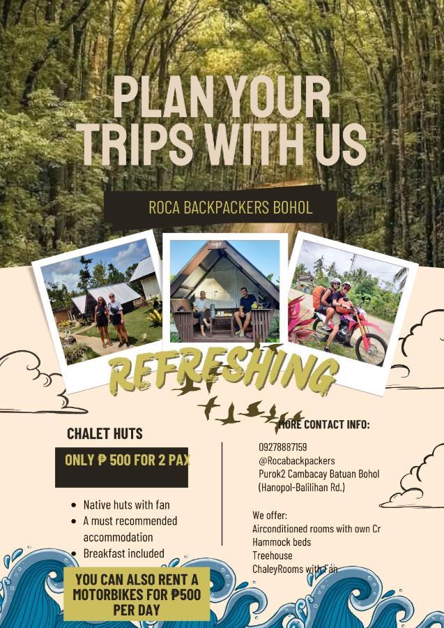 Roca'S Homestay Backpackers Chalet Batuan Exterior photo